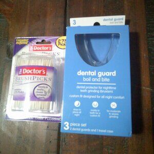 Dental guard boil & bite Dental Protector for Nighttime Teeth Grinding-3 pce set